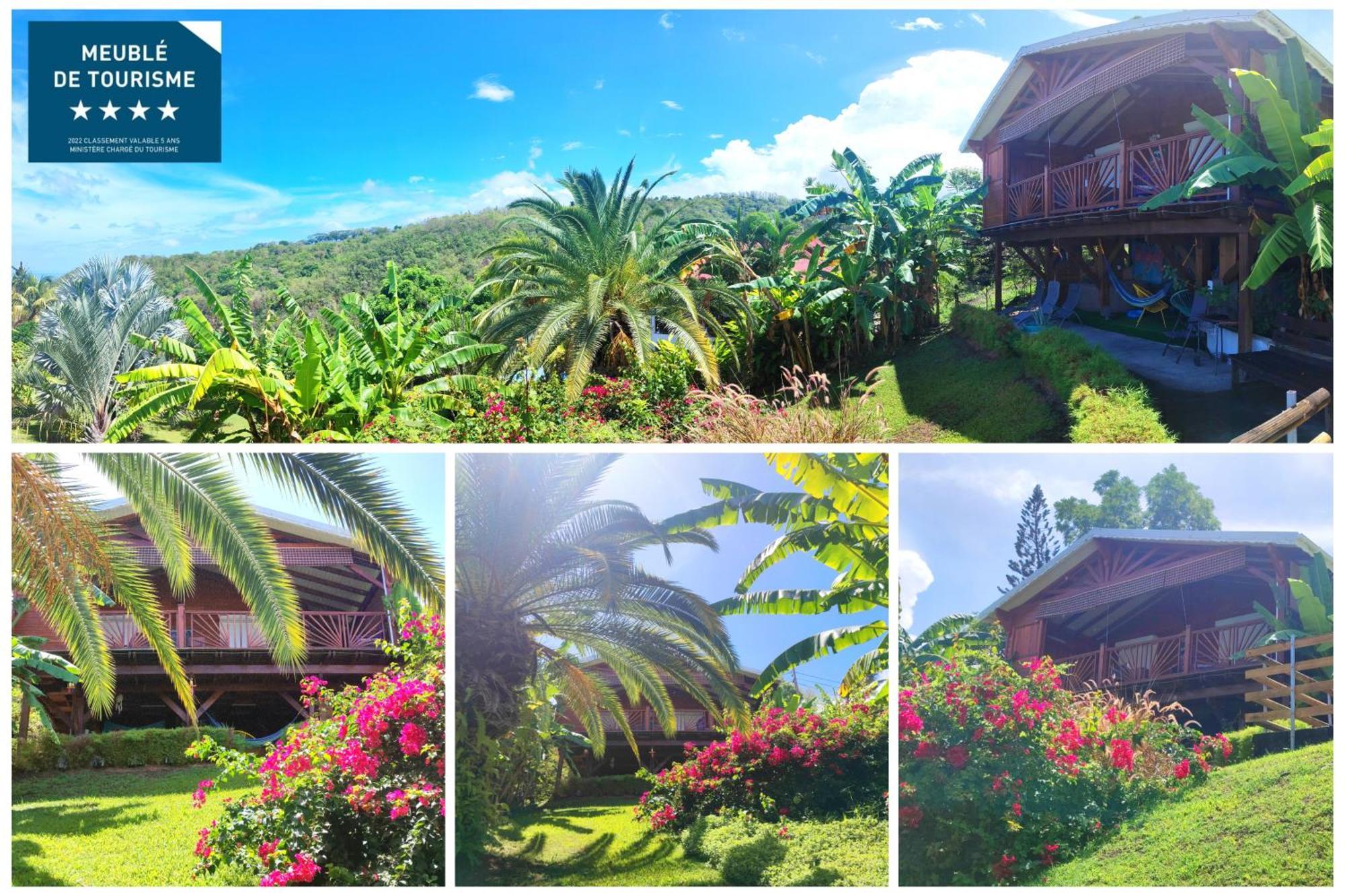 Hébergement de vacances 4 étoiles, La Vieille Sucrerie St Claude Guadeloupe, Jacuzzi Privatif, Vue Exceptionnelle Sur La Des Caraïbes Basse-Terre